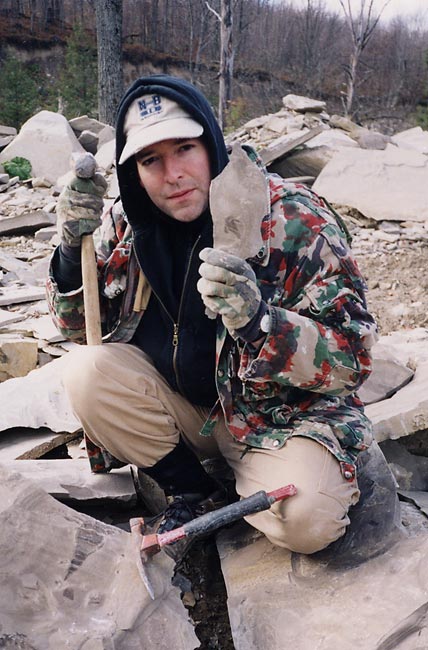 Geoff Notkin fossil hunting in New York